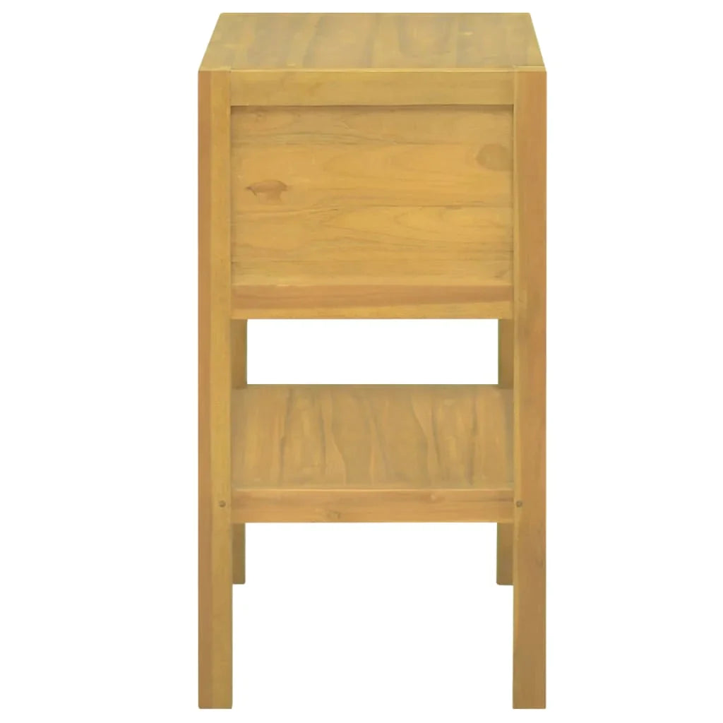vidaXL Bathroom Cabinet 23.6"x15.7"x29.5" Solid Wood Teak-2